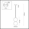 Подвесной светильник ODEON LIGHT PENDANT TWIXY 4980/1A